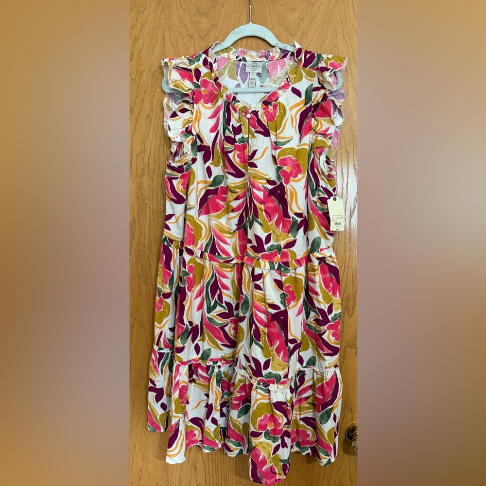 St. John’s Bay floral dress, size XL, NWT